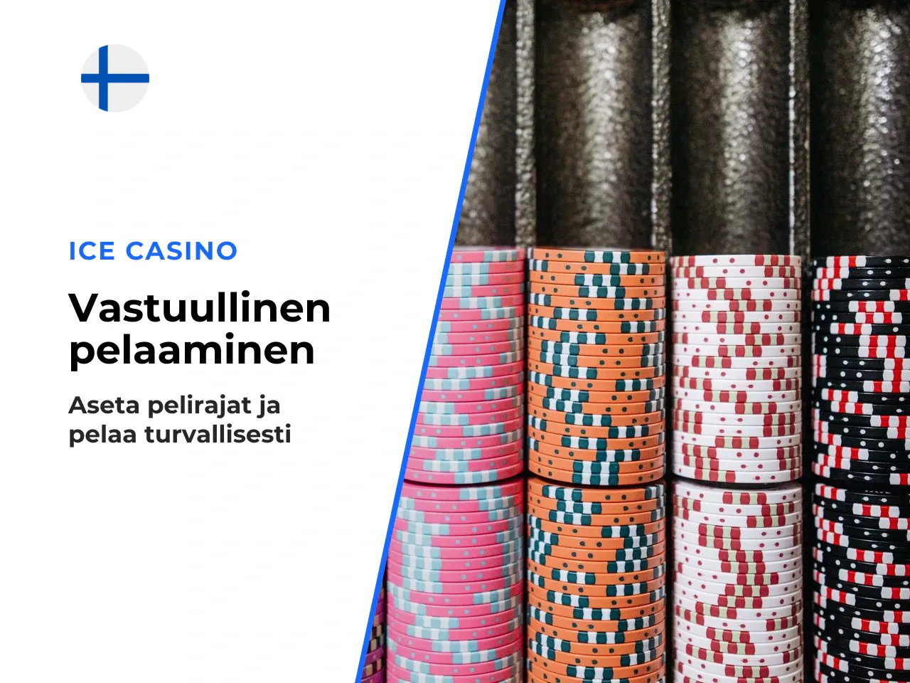 Vastuullinen pelaaminen ja pelirajojen asettaminen. Vastuullisen