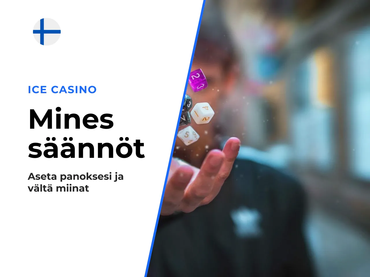 Aseta panos ja valitse miinojen määrä