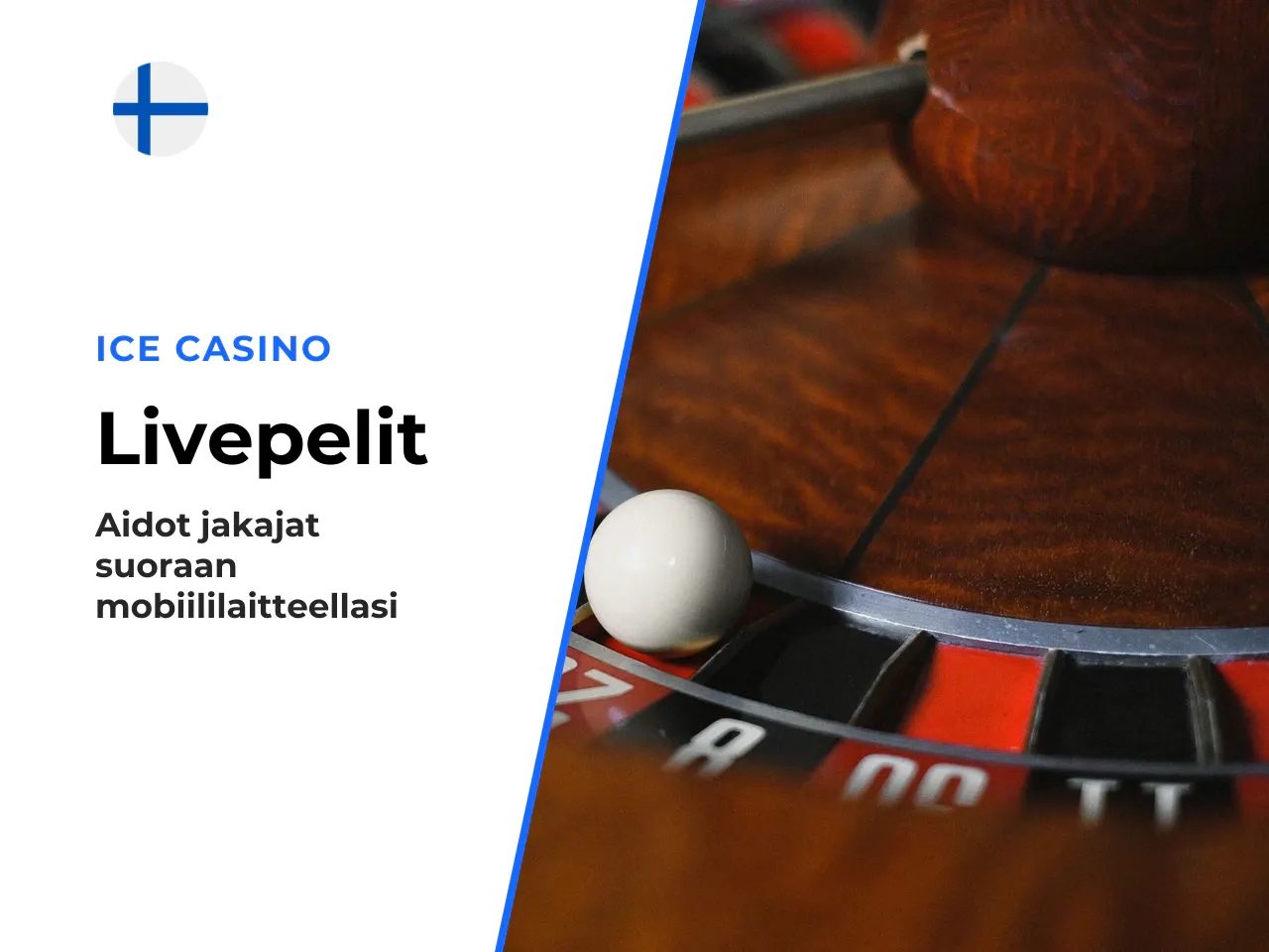 Live-pelit ICE Casino Appissa. Live casino