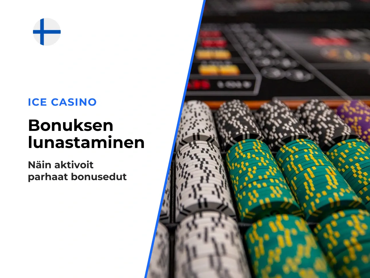 Kuinka lunastaa Ice Casino bonus rekisteröityminen