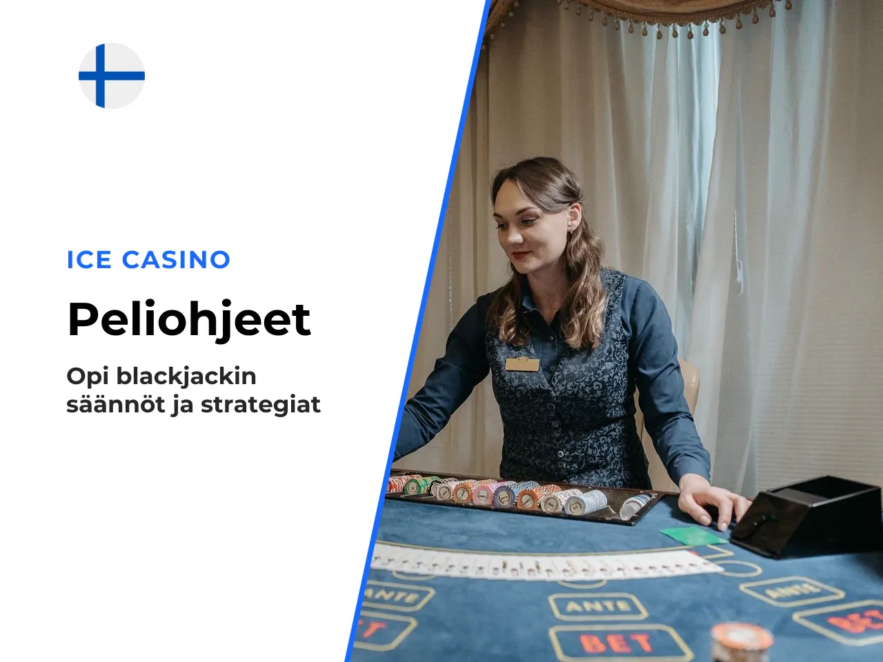 Panostaminen ja korttien jako pelaajalle ja