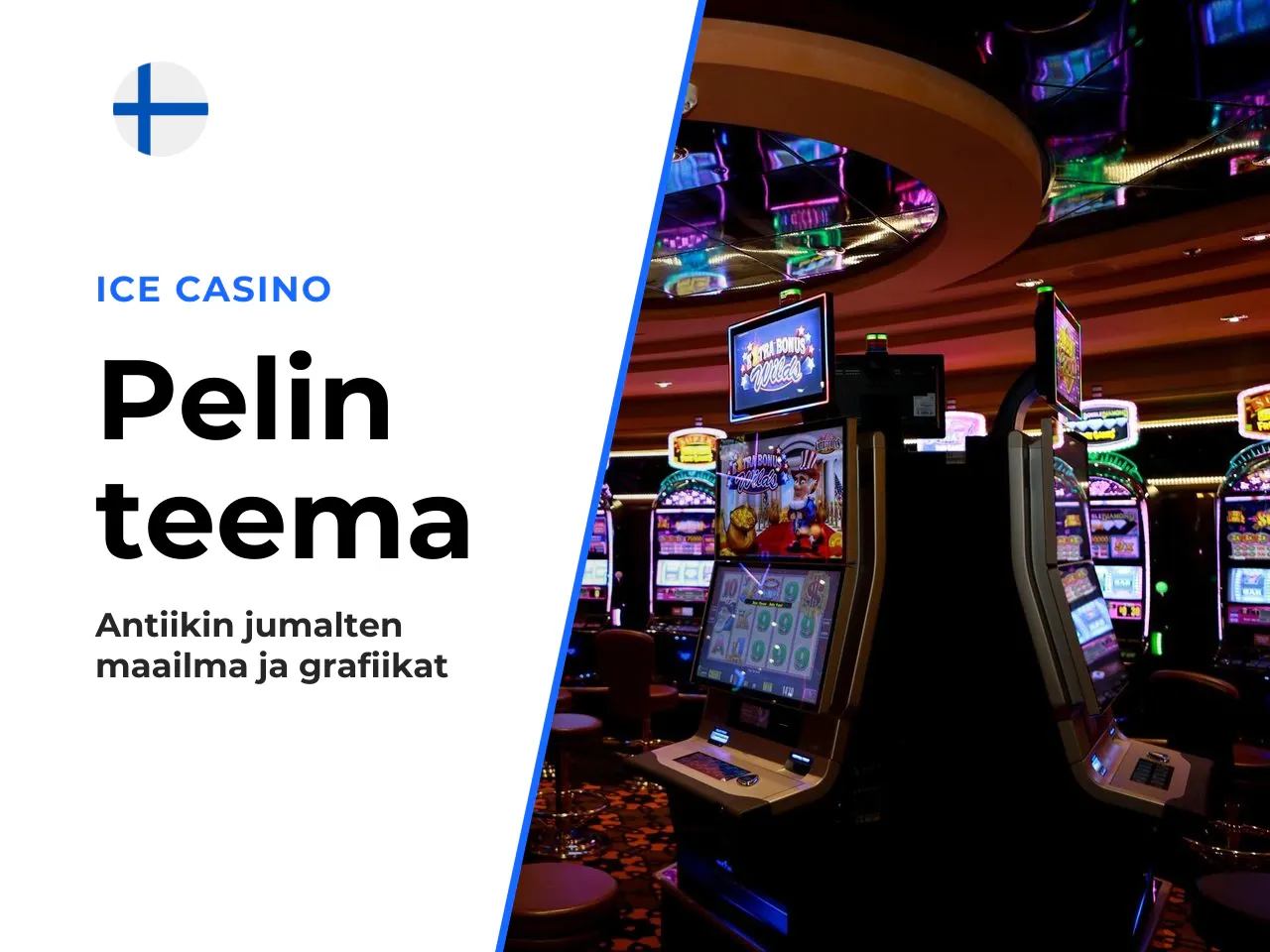 Teema ja Olympus-pelin visuaalinen ilme. Pelin