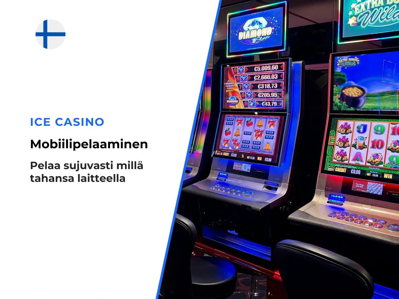 Ice Casino mobiilin ominaisuudet iOS-laitteilla ja