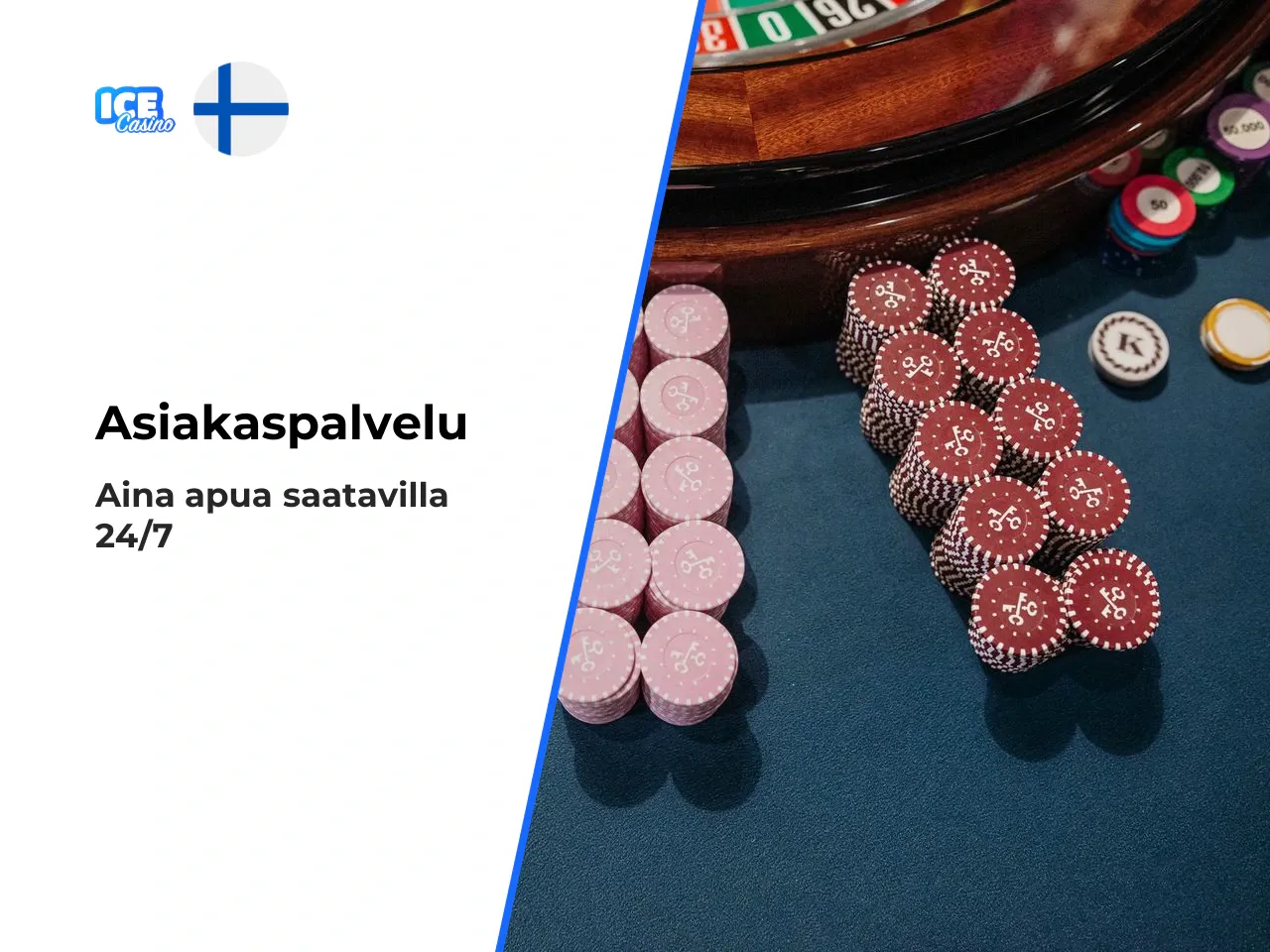 Live-chat, pelaajien kokemuksia ja uskollisuusohjelma. Asiakaspalvelu